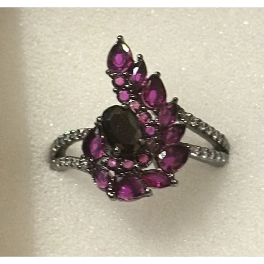 Bomb Party REIGN Never Fear the Flames Ring Size 8 Red CZ RBP7622 NIB